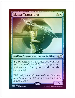 1x Master Transmuter Foil Double Masters Magic MTG NM • $7.50