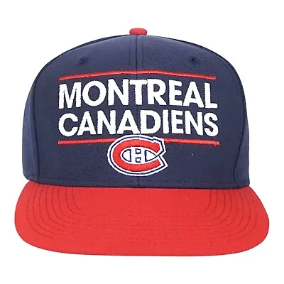 Montreal Canadiens NHL Adidas Men's Navy Blue/Red Snapback Hat • $19.99
