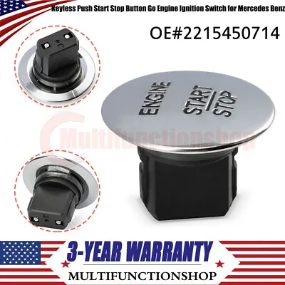 Keyless Push Start Stop Button Go Engine Ignition Switch For Mercedes Benz • $8.48