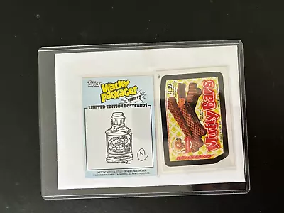 2006 Limited Edition Signed Wacky Packages Post Card Set (79/250) + Sketch Card • $50