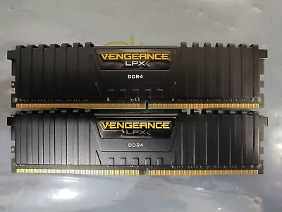 Corsair 32GB DDR4 3000Mhz Ram 2 X 16GB Vengeance LPX Desktop PC Memory 1567 • £54.65