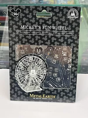 NEW Metal Earth Genuine Disney Parks MICKEY’S FUN WHEEL 3D Metal Model Kit • $11.21