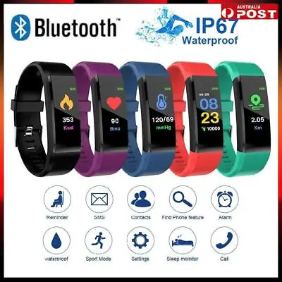 $13.09 • Buy Smart Watch Band Sport Fitness Activity Tracker Kids Fit For Bit IOS Android NEW