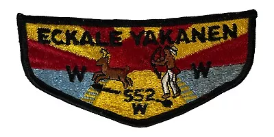 Eckale Yakanen Lodge 552 Sunny Land Council FL S3 Flap Black Bdr (Z1796) • $18.95