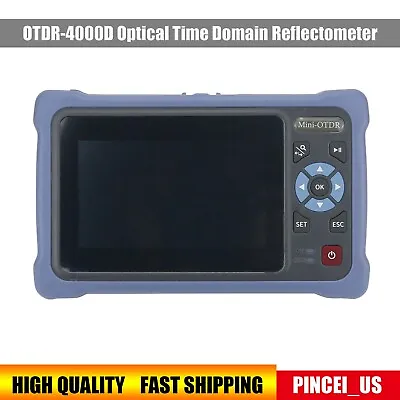 OTDR-4000D Mini-OTDR 100KM Optical Time Domain Reflectometer 1310NM/1550NM Pe66 • $308.93