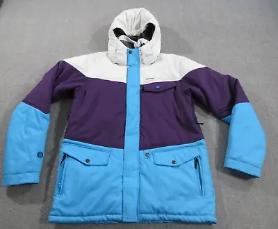 Special Blend Snowboard Jacket Mens Medium Blue Full Zip Hooded 10K Waterproof • $39.95