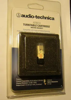 Audio-Technica Turntable Cartridge AT90CD NEW Compatible P- Mount Tonearms • $25