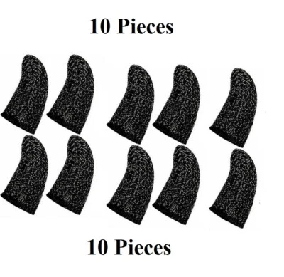 $7.67 • Buy 10 X Mobile Phone Finger Sleeve Touch Screen Game Controller Sweatproof Gloves