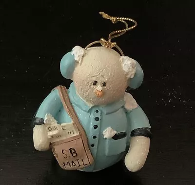 Mailman Mail Carrier Christmas Ornament Snow Buddies Snowman-Rare Retired NEW • $9.95