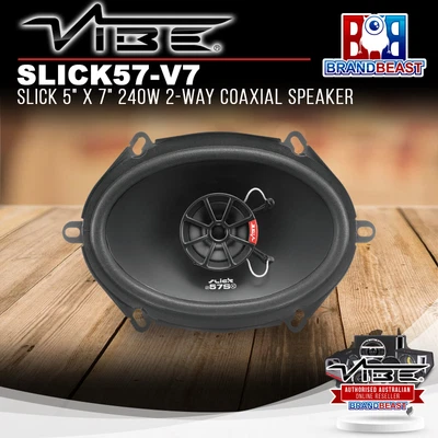 $79 • Buy Vibe SLICK57-V7 Slick 5  X 7  240W 2-Way Coaxial Speaker