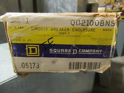 Square D QO2100BNS 100A 240V 1PH Circuit Breaker Enclosure-EN337- NEW-B • $50