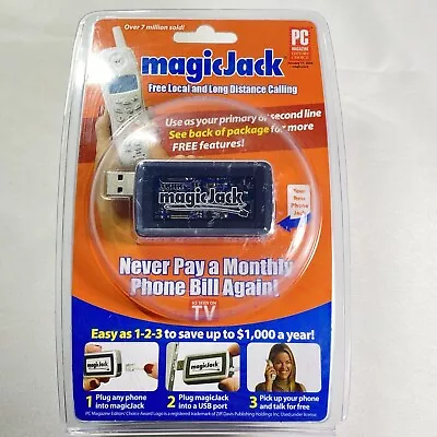 Magic Jack USB PC To Phone Jack A921 Local And Long Distance Calling New Sealed • $19.99