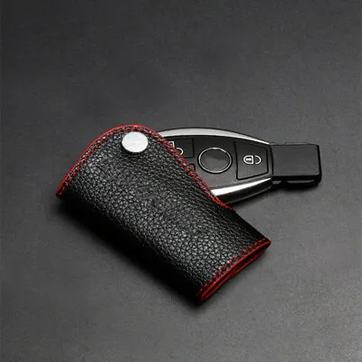 Real Leather Car Key Cover Case Key Chain Decoration Cover For Mercedes Benz Car • $9.88