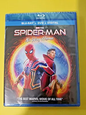 NEW - MARVEL - SPIDER-MAN NO WAY HOME (Blu-Ray DVD Digital 2021) Tom Holland • $13.88