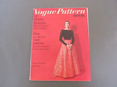 Vogue Pattern Book December 1959 To January 1960 • $60
