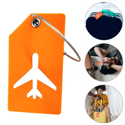  2 Pcs Suitcase Boarding Tag Checked Identifiers Travel Baggage Luggage Label • £8.85