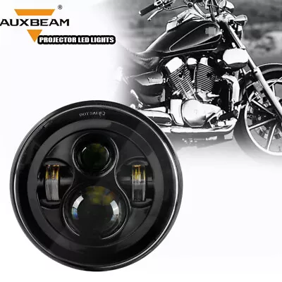 $33.24 • Buy AUXBEAM Round 7  LED Headlight Sealed Fit Yamaha V-Star XVS 650 950 1100 Classic
