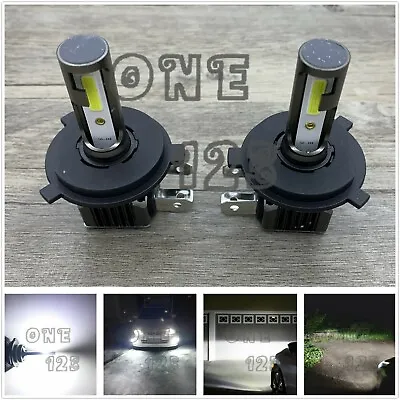 H4 9003 HB2 LED Headlight High Low Beam Bulbs Kit 6000K White 40W 7000LM • $14.99