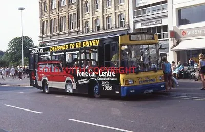 35mm Original Bus Slide Yellow Buses Bournemouth M462 LLJ • £4.99