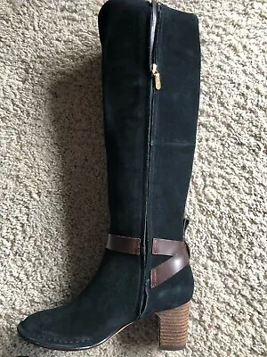 CLARKS Emslie March Black Leather Size 7 Boots New • $49