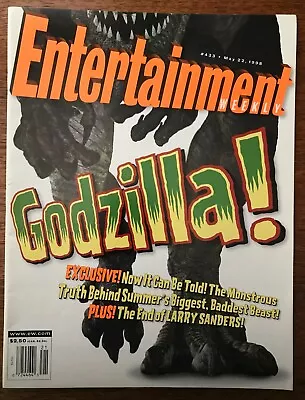 Godzilla - Entertainment Weekly - May 22 1998 Magazine • $15