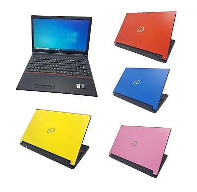 CHEAP Fujitsu Lifebook 15.6  Laptop Core I5 8Gb 16GB RAM 500GB 240GB SSD Win10 • £79.99