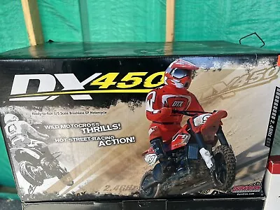 Duratrax DX450 RC Dirtbike RED RTR Brushless New In Box NOS • $249.99