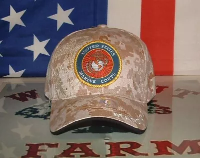 USMC Marine Corps Digital Camouflage Military Approved Shadow Embroidery Cap/Hat • $17