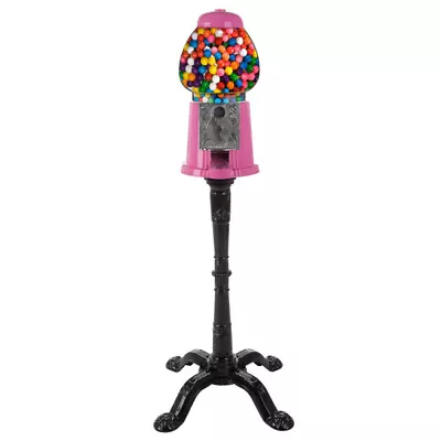 $79.99 • Buy 15  Vintage Pink Candy Gumball Machine Bank 37 Inches High On Stand