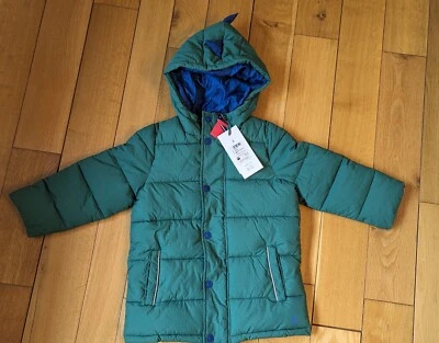 £19.98 • Buy Joules Green Dinosaur Padded Coat 3 Years