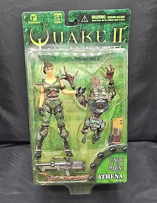 Vintage 1998 ReSaurus Quake II Jungle Marine Athena Figure Sealed NEW • $14.95