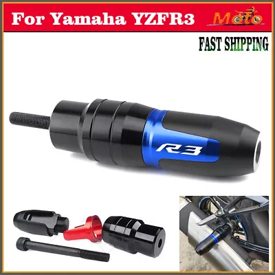 For Yamaha YZFR3 YZF R3 Aluminum Crash Pads Exhaust Sliders Crash Protector New • $24.59