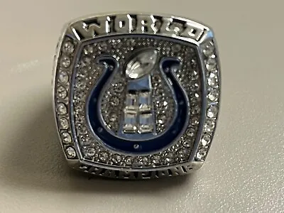 Indianapolis Colts 2006 Peyton Manning Silver Ring Size 11 • $12.99