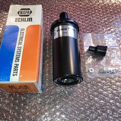 New NAPA Echlin IC65 Oil Filled 6 Volt Coil W/Boot And Hardware • $24