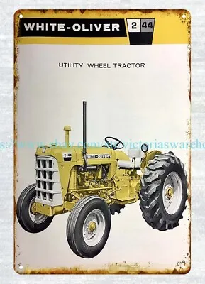 Wall Decoration 1967 WHITE-OLIVER TRACTORS Farm Barn Ranch Metal Tin Sign • $18.99