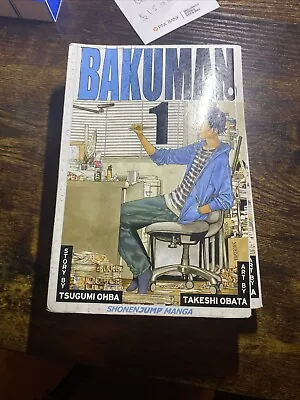 Bakuman Manga Book Tsugumi Ohba Takeshi Obata Volume 1 And Volume 2 English • $15