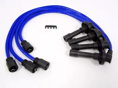 Vms 95-99 Mitsubishi Eclipse Turbo 10.2mm Engine Racing Spark Plug Wires Blue • $39.88