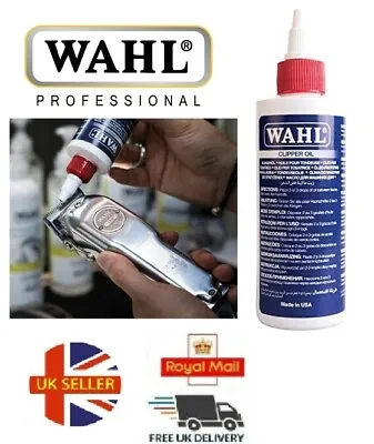 Wahl Clipper Oil 4 Oz / 118.3 Ml For Electric Hair Trimmer / Clippers & Shaver  • £6.47