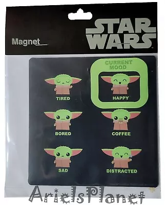 Disney Parks Star Wars The Mandalorian The Child Baby Yoda Grogu Mood Magnet • $22.50