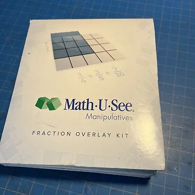 Math U See Manipulatives Fraction Overlay Kit • $39.95