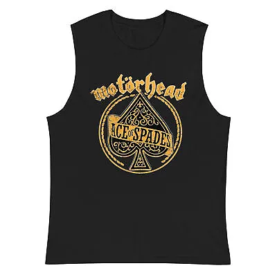 Motorhead Ace Of Spades Vintage Style Muscle Tank Tee Black Heavy Metal S-2XL • $22.15