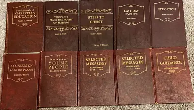 Villagesda~10 Ellen White Christian Home Library: Selected Messages 1 & 2+8 More • $60