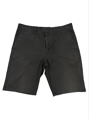 Nike Hawthorne Chino Shorts Men's Size 34 Black Slouch 5 Pocket Cotten Blend  • $17.95