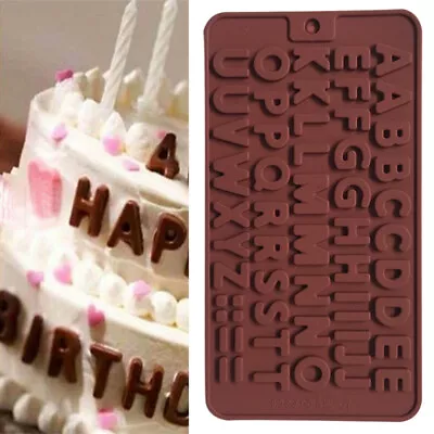 Alphabet Number Letter Fondant Icing Cutter Mould Molds Cake Decorating Tool • $6.50