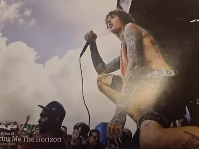 Oli Sykes Bring Me The Horizon  / The Summer Set A4 Poster Alternative Press • £5.49