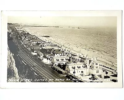 1930s Vtg RPPC Movie Stars Homes On Beach At Santa Monica California Postcard • $6.39