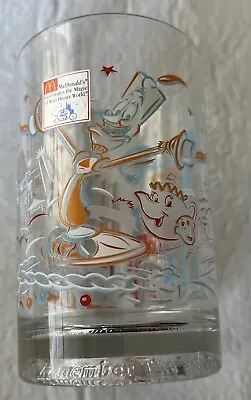 Walt Disney World Remember The Magic 25th Beauty Beast  Lumiere McDonalds Glass • $13.50