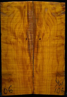 Pacific Yew #106 Knife Scales 5 X 1.75  X 1/2  Note Defects • $12