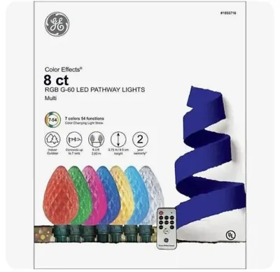 $88.88 • Buy GE Color Effects 50 Ct  C9 32.6-ft Multi-Function LED Christmas String Lights