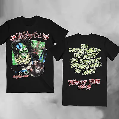 VINTAGE 80s Motley Crue Dr Feelgood Tour Band T Shirt • $20.99